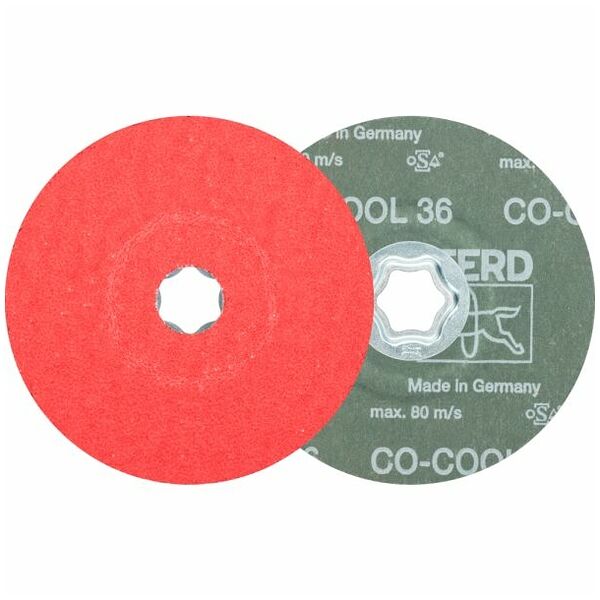 COMBICLICK disk iz keramičnih vlaken Ø 125 mm CO-COOL36 za nerjaveče jeklo