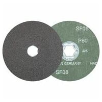 COMBICLICK SiC fibre disc dia. 125 mm SIC80 for hard non-ferrous metals