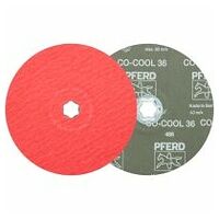 COMBICLICK disk iz keramičnih vlaken Ø 180 mm CO-COOL36 za nerjaveče jeklo