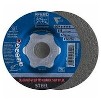 CC-GRIND FLEX grinding disc 115x22.23 mm COARSE Special Line SGP STEEL for steel