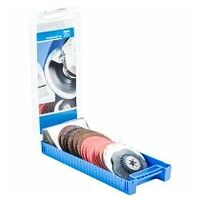 COMBICLICK set 19-piece dia. 125 mm M14 coarse to polished working with an angle grinder