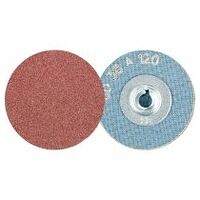 COMBIDISC aluminium oxide abrasive disc CD dia. 38 mm A120 for general use