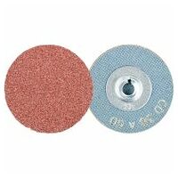 COMBIDISC aluminium oxide abrasive disc CD dia. 38 mm A60 for general use