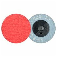 COMBIDISC ceramic oxide grain mini fibre disc CDFR dia. 50 mm CO-COOL50 for steel and stainless steel