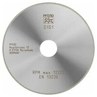 Diamantni rezalni disk D1A1R 125x1,4x20,0mm D151 (srednji) za steklo/keramiko/trde kovine