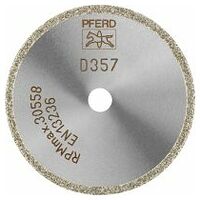 Disque à tronçonner diamant D1A1R 50x2,0x6,0 mm D357 (grossière), revêtement intégral pour PRFV/PRFC