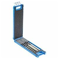 Diamond handy file set 5-piece 215 mm D181 (coarse) shank forged/can be used without a handle