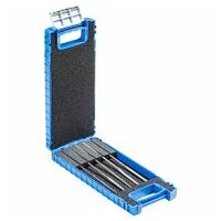 diamond escapement file set 5-piece 140mm D91 (fine) for small geometries on hard materials