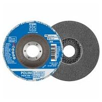POLINOX stisnjen disk iz netkanega tekstila PNER Ø 115 mm luknja-Ø 22,23 mm srednje trd SIC fino za končno obdelavo