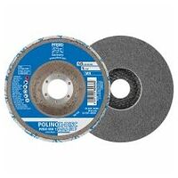 POLINOX pressed non-woven disc PNER dia. 125 mm centre hole dia. 22.23 mm medium-hard SIC fine for finishing