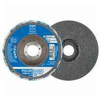 POLINOX verpresste Vlies-Disc PNER Ø 125 mm Bohrung-Ø 22,23 mm Weich SIC Fein für Finish