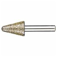 Diamant-Schleifstift Kegel 20x30x8 mm D852 zum Schleifen von Grau-und Sphäroguss