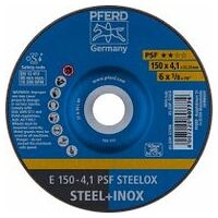 Disc de rectificat grosier E 150-4.1 PSF STEEL