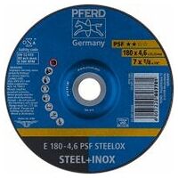 disc de rectificat E 180-4.6 PSF STEEL