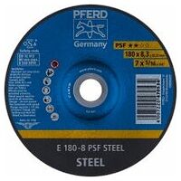 Disc de rectificat grosier E 180-8 PSF STEEL