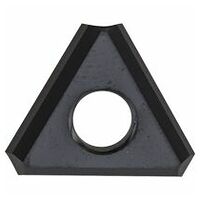 Accessory for EDGE FINISH system for work on edges, TC cutting inserts for stainless steel