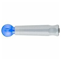 Portalimas de aguja tipo 211 mango de fijación rápida de plástico de 100 mm para limas de aguja Ø 3-4,5 mm (10)