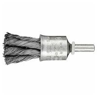 End brush knotted PBG dia. 19 mm shank dia. 6 mm steel wire dia. 0.25