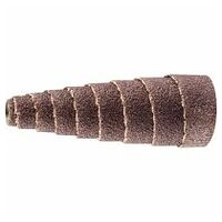 Rouleaux abrasifs coniques POLIROLL PRK 15x35 mm, alésage Ø 3 mm, corindon, A150