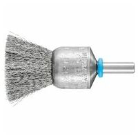 INOX-TOTAL end brush crimped PBUIT dia. 20 mm shank dia. 6 mm stainless steel wire dia. 0.15