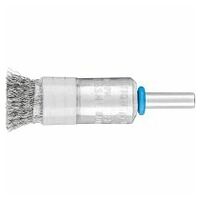 End brush with bridle crimped PBUR dia. 13 mm shank dia. 6 mm stainless steel wire dia. 0.20