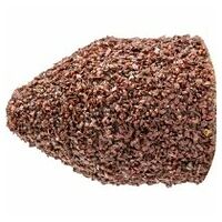 POLICAP abrasive cap PC tapered conical shape with radius end aluminium oxide dia. 10x15 mm A60 for general use