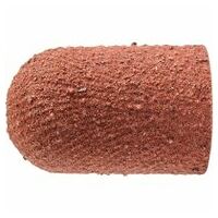 POLICAP abrasive cap PC cylindrical shape with radius end aluminium oxide dia. 16x26 mm A280 for general use