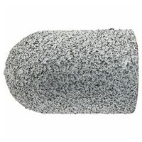 POLICAP abrasive cap PC cylindrical shape with radius end SiC dia. 16x26 mm SIC-COOL80 for aluminium