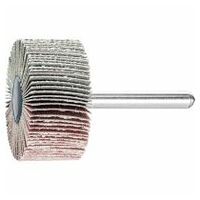 F Ø 40x20mm Shank-Ø 6 mm A240 korund lamellás csiszoló F Ø 40x20mm finomcsiszoláshoz és utócsiszoláshoz