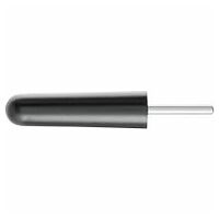 Závěsný držák policap PCT, kulatý, kuželový tvar, Ø 21–24x85 mm, dřík-Ø 6 mm