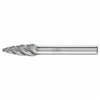 Hartmetall Hochleistungsfrässtift ALU Rundbogen RBF Ø 12x25mm Schaft-Ø 6mm für Alu/NE Metalle