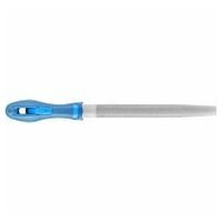 Machinist's file with handle half-round pointed 200 mm cut 2 general for roughing and finishing