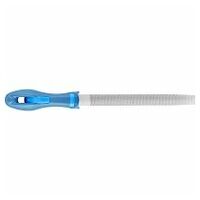 Wood rasp with handle half-round pointed 200 mm cut 2 general for roughing and finishing