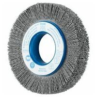 COMPOSITE wheel brush RBUP dia. 150x25x50.8 mm hole SiC filament dia. 0.55 mm grit 320 stationary
