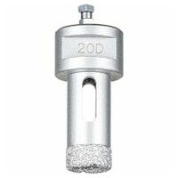 Dry diamond drill bit DCD FL dia. 20 mm M14 PSF for tiles (angle grinder)