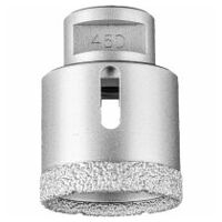 Dry diamond drill bit DCD FL dia. 45 mm M14 PSF for tiles (angle grinder)