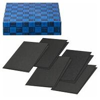 set 10-piece cloth-backed abrasive sheet aluminium oxide 230x280mm BG BL A40,80,100,120,180 general