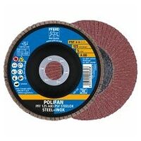 POLIFAN flap disc PFF 125x22.23 mm flat A80 Universal Line PSF STEELOX steel/stainless steel