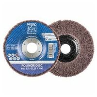 POLINOX non-woven fibre-backing disc PNL dia. 125 mm centre hole dia. 22.23 mm A100 for fine grinding and finishing
