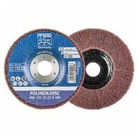 POLINOX non-woven fibre-backing disc PNL dia. 125 mm centre hole dia. 22.23 mm A180 for fine grinding and finishing