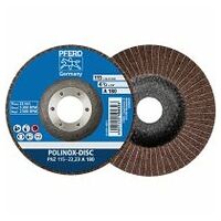POLINOX non-woven fibre-backing disc PNZ dia. 115 mm centre hole dia. 22.23 mm A180 for fine grinding and finishing