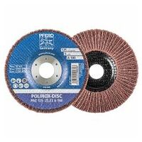 POLINOX non-woven fibre-backing disc PNZ dia. 125 mm centre hole dia. 22.23 mm A180 for fine grinding and finishing
