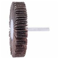 PFERD TOOLS Korund Fächerschleifer F Ø 80x15mm Schaft-Ø 6 mm A40 für Feinschliff und Finish