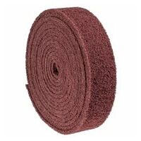 POLINOX non-woven shop roll VBR 100 mm x 10 m aluminium oxide A80 for fine grinding and finishing