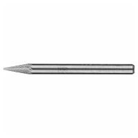 Tungsten carbide high-performance burr MICRO conical pointed SKM dia. 03x07 mm shank dia. 3 mm finishing