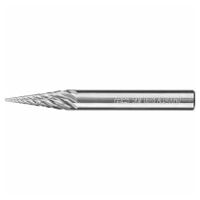 Hartmetall Hochleistungsfrässtift ALLROUND Spitzkegel SKM Ø 06x18mm Schaft-Ø 6mm universal grob