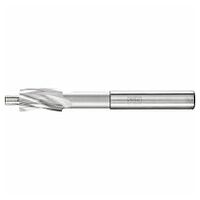 HSS flat countersink with guide pin DIN 373 dia. 10.0 mm shank dia. 8 mm for tapping hole