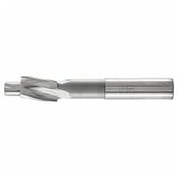 HSS flat countersink with guide pin DIN 373 dia. 15.0 mm shank dia. 12 mm fine for through hole