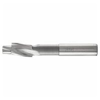HSS flat countersink with guide pin DIN 373 dia. 15.0 mm shank dia. 12 mm medium for through hole