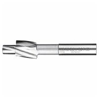 HSS flat countersink with guide pin DIN 373 dia. 20.0 mm shank dia. 12 mm for tapping hole